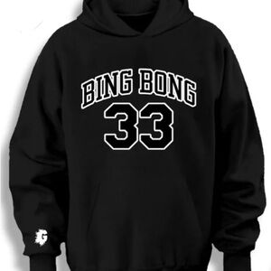 New Black Bing Bong Hoodie Sz 4x